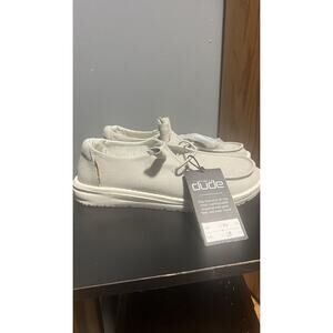 NWT Hey Dude Women's Wendy Chambray - Light Grey | Size 5